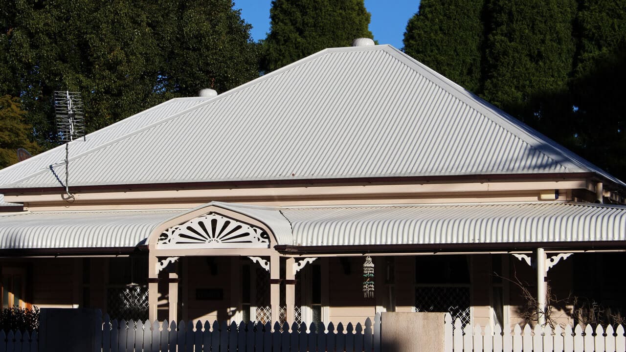 white roof after completed repairs - Roofing Toowoomba